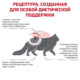 Royal Canin (Роял Канин) Renal RF 23 Feline Корм сухой диетический для взрослых кошек для поддержания функции почек