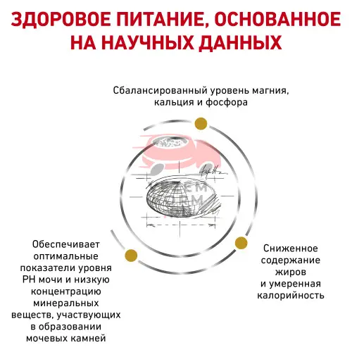 Royal Canin (Роял Канин) Urinary S/O Moderate Calorie Feline Корм сухой диетический для взрослых кошек при мочекаменной болезни