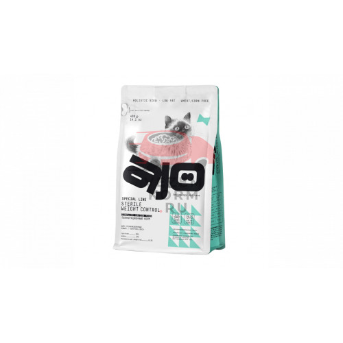AJO SPECIAL LINE  STERILE WEIGHT CONTROL КОРМ  ДЛЯ СТЕРИЛИЗОВАННЫХ КОШЕК КОНТРОЛЬ ВЕСА
