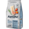 AlphaPet Superpremium MONOPROTEIN / Сухой полнорационный корм из белой рыбы для взрослых собак средних и крупных пород