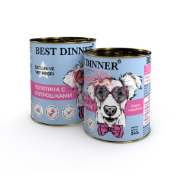 Best Dinner Exclusive Vet Profi консервы телятина с потрошками при проблемах ЖКТ у собак