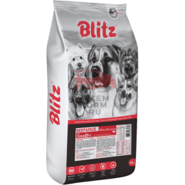 Blitz:  (Блиц) сухой корм для взрослых собак всех пород с говядиной и рисом