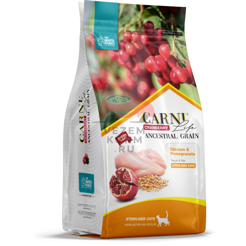 CARNI LIFE (Карни лайф) Sterilised курица с гранатом для стерилизованных кошек