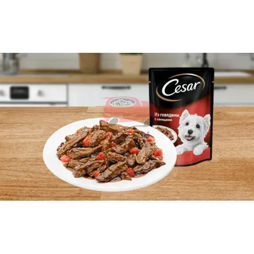 CESAR® (Цезарь)  из говядины с овощами