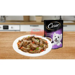 CESAR® (Цезарь)  с ягненком и овощами