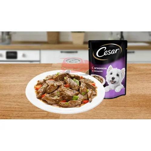 CESAR® (Цезарь)  с ягненком и овощами