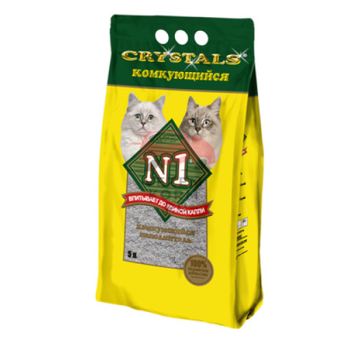 Crystals N1 комкующийся наполнитель