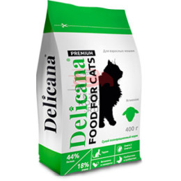 Delicana с ягнёнком для кошек старше 1 года