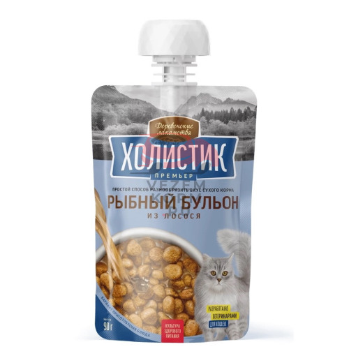 Деревенские лакомства Рыбный бульон из лосося