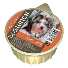 Dog Lunch (Дог Ланч)  консервы для собак крем-суфле цыпленок