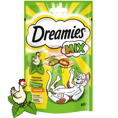Dreamies (Дримс)  кошачья мята и курица