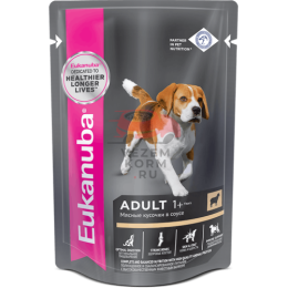 Eukanuba КОРМ ДЛЯ ВЗРОСЛЫХ СОБАК ВСЕХ ПОРОД ИЗ ЯГНЕНКА В СОУСЕ