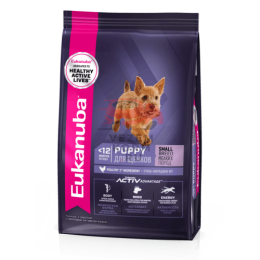 Eukanuba Корм сухой полнорационный для щенков мелких пород с птицей