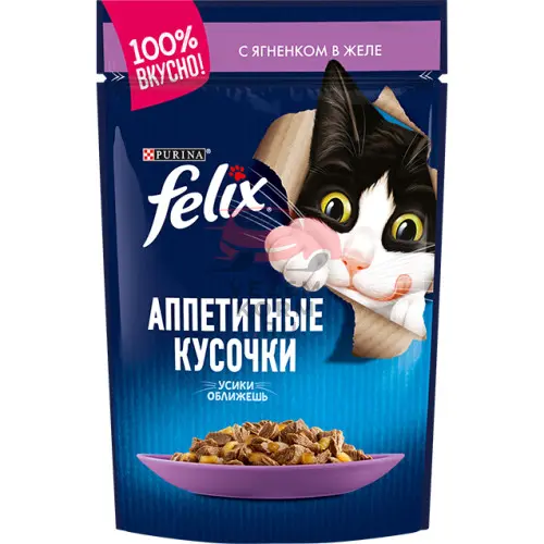 Felix (Феликс) Аппетитные кусочки, с ягненком в желе