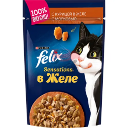 Felix (Феликс) Sensations в Желе, с курицей в желе с морковью