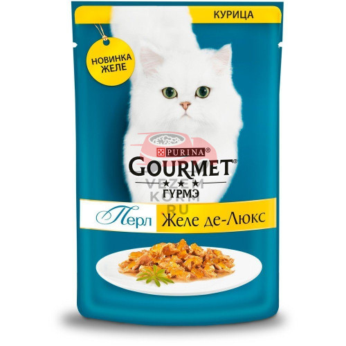 Gourmet (Гумет) Желе-де-Люкс с курицей в роскошном желе
