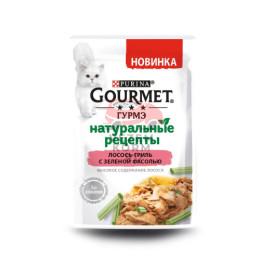 Gourmet  (Гурмет)  натуральные рецепты. Лосось-гриль с зеленой фасолью