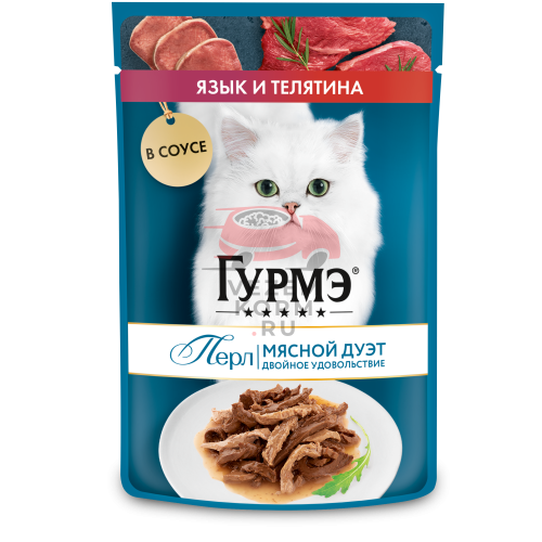 Gourmet Перл Мясной Дуэт с языком и телятиной в соусе