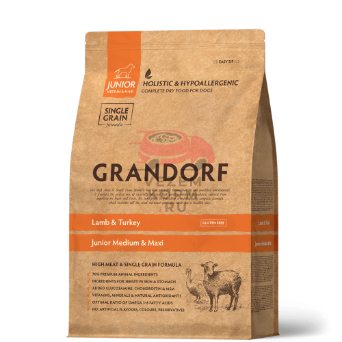 Grandorf (Грандорф) ЯГНЁНОК С ИНДЕЙКОЙ ДЛЯ ЮНИОРОВ СРЕДНИХ И КРУПНЫХ ПОРОД