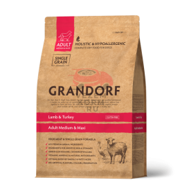 Grandorf ЯГНЁНОК С ИНДЕЙКОЙ ДЛЯ СРЕДНИХ И КРУПНЫХ ПОРОД