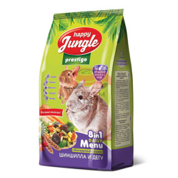 HAPPY JUNGLE PRESTIGE УЛУЧШЕННЫЙ КОРМ ДЛЯ ШИНШИЛЛ И ДЕГУ