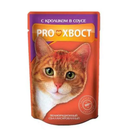 КОНСЕРВЫ ДЛЯ КОШЕК ПРОХВОСТ «КРОЛИК»