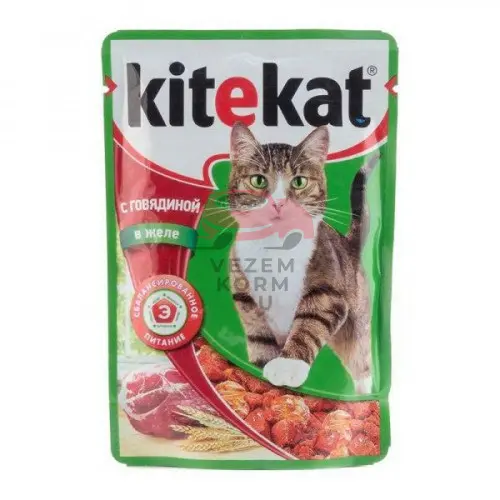 Kitekat (Китекет) с говядиной в желе