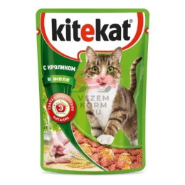 Kitekat (Китекет) с кроликом в желе