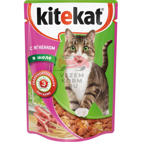 Kitekat (Китекет) с ягненком в желе