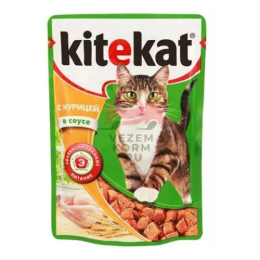 Kitekat (Китекет) сочные кусочки с курицей в соусе