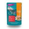 Консервированный полнорационный корм Purina ONE®  (Пурина Ван) для стерилизованных кошек, с курицей и зеленой фасолью