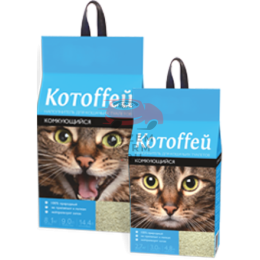 Котоffей Комкующийся наполнитель для кошачьего туалета