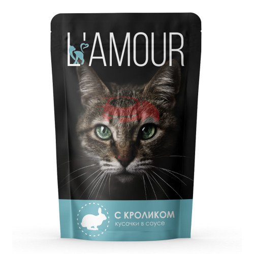 "L’AMOUR" для кошек, кролик в соусе