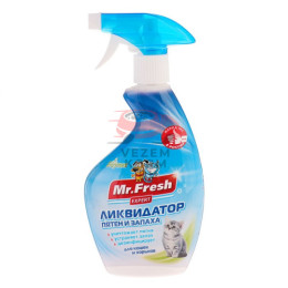 Ликвидатор пятен и запаха Mr.Fresh Expert 3в1, для кошек, спрей