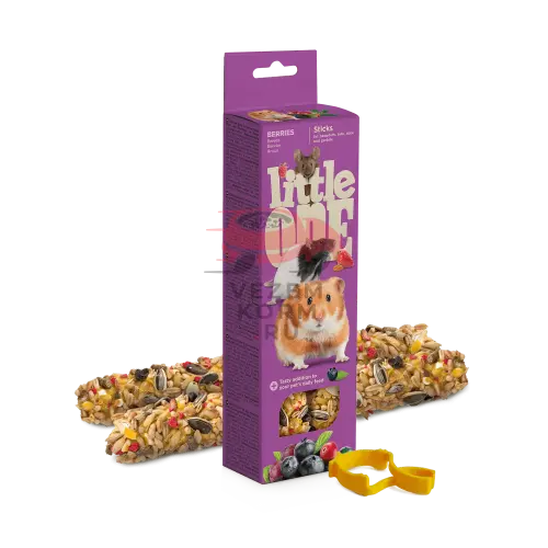 Little One (Литл ван) . Палочки для хомяков, крыс, мышей и песчанок с ягодами 2 шт