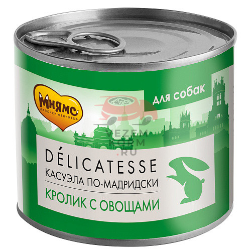 Мнямс Касуэла по-мадридски Паштет из кролика с овощами для собак всех пород