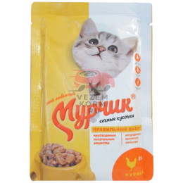 Мурчик д/к пауч с курицей в соусе