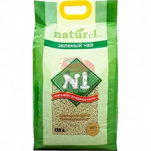 Naturel (Натурэль) №1 зеленый чай древесный комкующийся для кошек