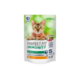 PERFECT FIT™ IMMUNITY ДЛЯ ПОДДЕРЖАНИЯ ИММУНИТЕТА КОШЕК, ИНДЕЙКА, СПИРУЛИНА И КЛЮКВА
