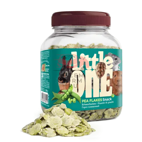 Плющеный горох Little One (Литл ван) . Лакомство для всех видов грызунов 230гр