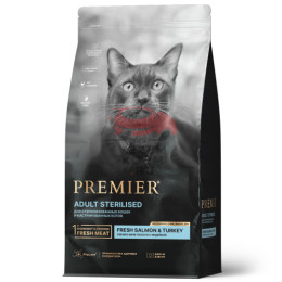 Premier корм для стерилизованных кошек, лосось с индейкой