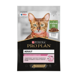 Pro Plan (Проплан)  Delicate для кошек с чувствительным пищеварением, ягнёнок