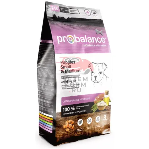 Probalance  (Пробаланс) «Immuno Puppies Small & Medium»