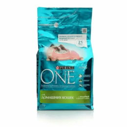 Purina One (Пурина Ван)  КОРМ ДЛЯ ДОМАШНИХ КОШЕК С ИНДЕЙКОЙ И ЦЕЛЬНЫМИ ЗЛАКАМИ