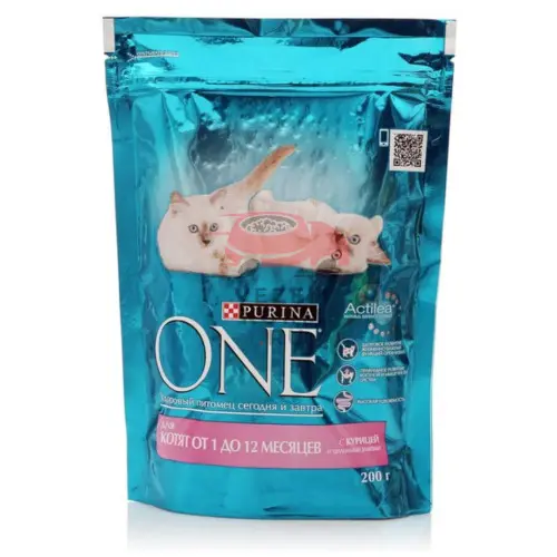 Purina One (Пурина Ван)  КОРМ ДЛЯ КОТЯТ С КУРИЦЕЙ И ЦЕЛЬНЫМИ ЗЛАКАМИ
