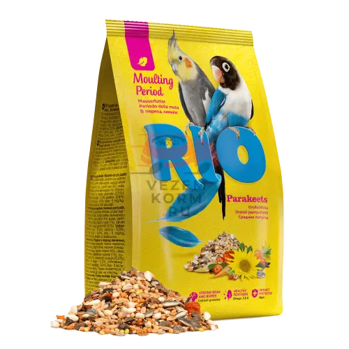 RIO (Рио) Корм для средних попугаев. Рацион в период линьки