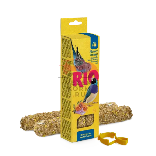 RIO (Рио)  Палочки для волнистых попугайчиков и экзотов с медом 2шт
