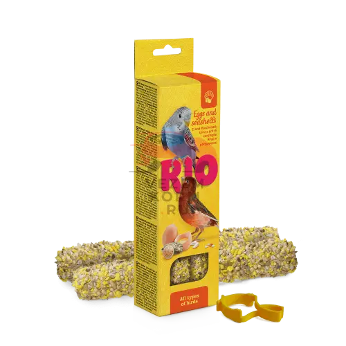 RIO (Рио) . Палочки для всех видов птиц с яйцом и ракушечником 2шт