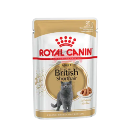 Royal Canin (Роял Канин) British Shorthair Adult Корм консервированный для взрослых британских короткошерстных кошек,соус