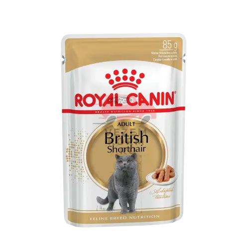 Royal Canin (Роял Канин) British Shorthair Adult Корм консервированный для взрослых британских короткошерстных кошек,соус